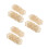 30Pcs Beige Bamboo Pickle Jar Presser Mesh Plate for Home Fermentation 8