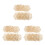 30Pcs Beige Bamboo Pickle Jar Presser Mesh Plate for Home Fermentation 4