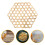 30Pcs Beige Bamboo Pickle Jar Presser Mesh Plate for Home Fermentation 10