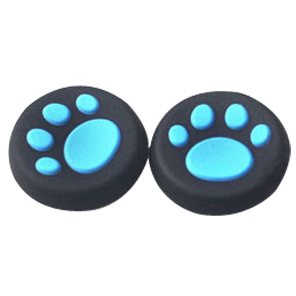 Thumb Grips Cat Paw Silicone Joystick Caps Skidproof Soft Touch For Nintendo Switch Blue 9053599184690