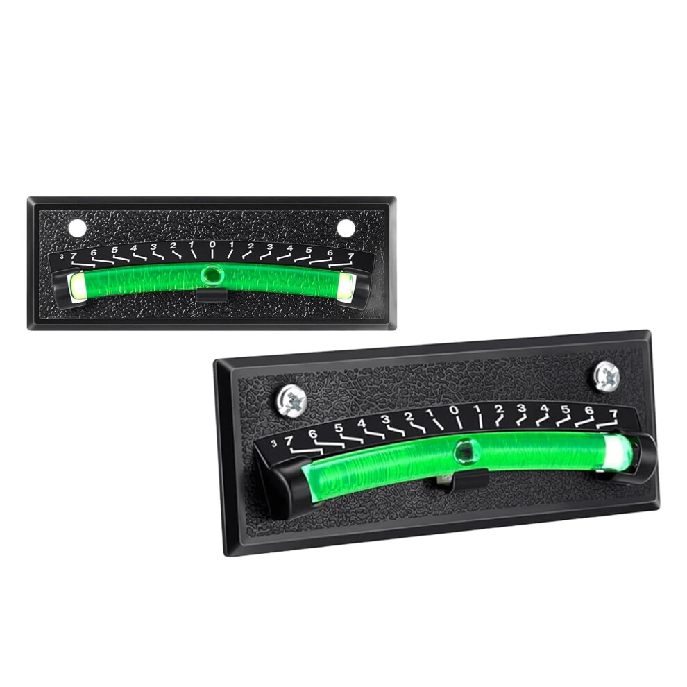 2Pcs Rv Leveling Tool With Visibility Bubble, Weatherresistant Camper Trailer Gauge Green 9174973506652