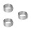 3Pcs Adjustable Silver Mousse Cake Rings Stainless Steel Bakeware Set 9
