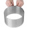 3Pcs Adjustable Silver Mousse Cake Rings Stainless Steel Bakeware Set 3