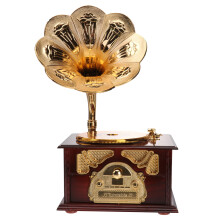 3 Pcs Retro Phonograph Music Box Desktop Ornament For Home Office