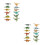 2 Sets Imitated Animal Model Toy Simulation Plaything Desktop Decor 7