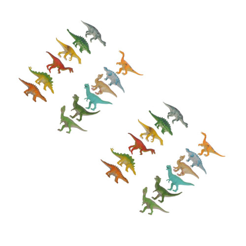 2 Sets Imitated Animal Model Toy Simulation Plaything Desktop Decor 2
