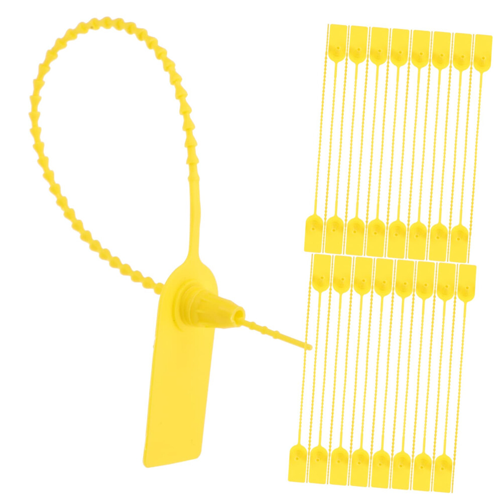 Tamper Proof Zip Ties 100Pcs Selflocking Security Seals For Trucks Luggage And Storage Boxes 9113335727960