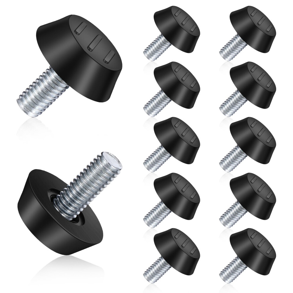 Furniture Leveling Feet 12Pcs Heavy Duty Adjustable Levelers With Nonskid Rubber Base For Chairs Tables Cabinets 9174973506898