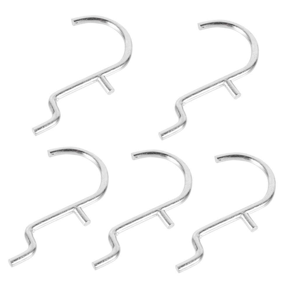 5Pcs U Shape Heavy Duty Pegboard Hooks Nonslip Stainless Steel For Garage Kitchen Workshop Storage 9070919957710
