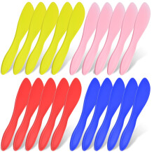 20 Pcs Plastic Butter Spreader Set, 7 Inch Colorful Cheese Knives for Kids Sandwich and Jam