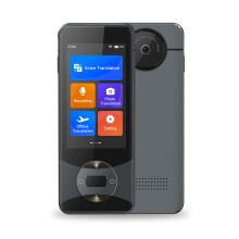 Language Translator Device 144 Languages AI Voice Translator with 3.0' Touchscreen Photo Translation for Travel and Business Grey