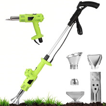 Electric Weed Burner with 5 Nozzles, Temperature Hot Air Weed Killer for Garden and BBQ