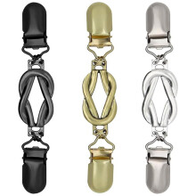 Vintage Dress Cinch Clips Set, Metal Sweater Clips for Cardigans, Assorted Colors, 3PCS