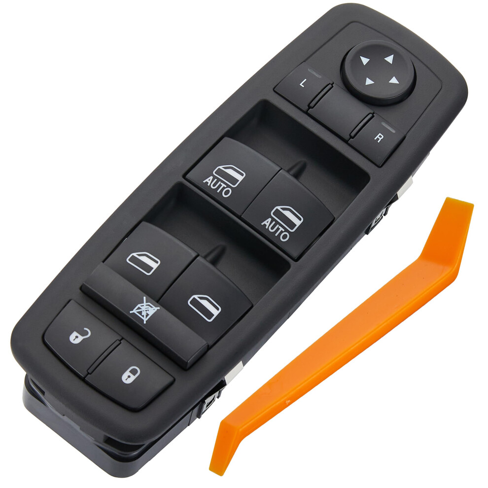 Power Window Switch For Jeep Grand Cherokee 20112014 And Dodge Durango, Driver Side Master Control With Led Blue 9174973508854