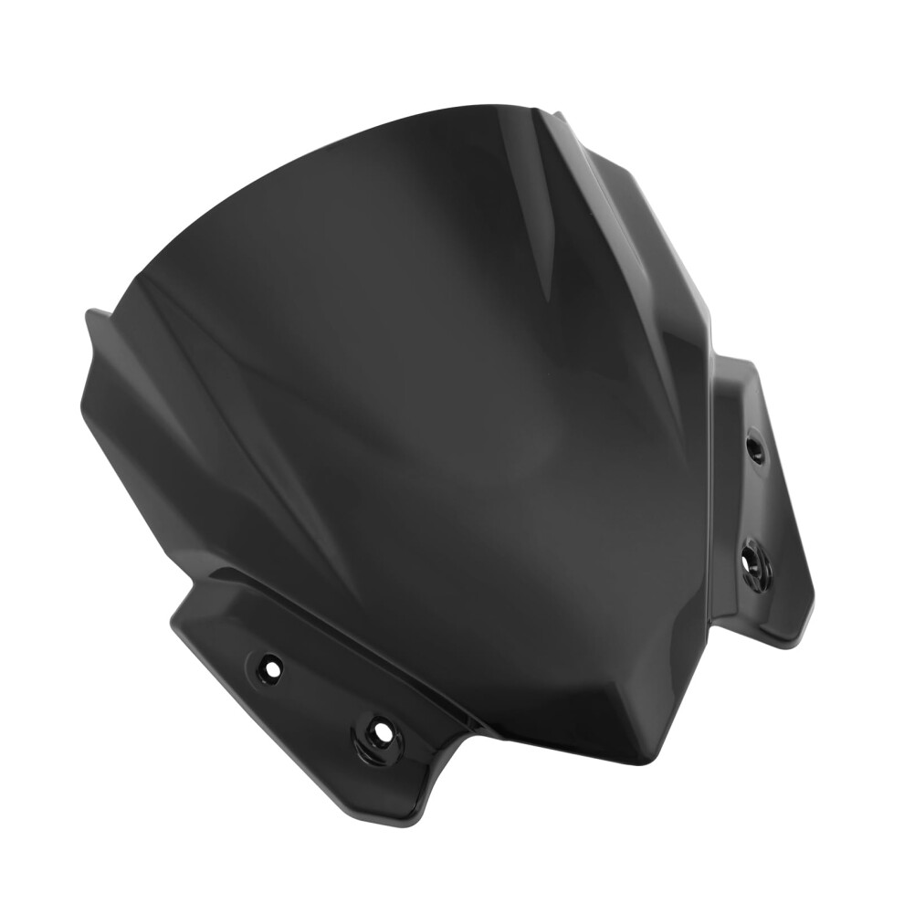 Motorcycle Windshield For Kawasaki Z650 20172019 Aerodynamic Wind Deflection Black 9053599188278