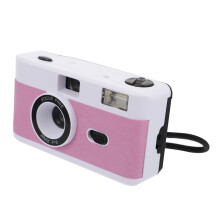 35mm Reusable Film Camera with Builtin Flash, Retro Vintage Style, ABS Body for Travel Photography