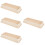 4Pcs Practical Hydroponic Cat Grass Planter Beige Plastic Storage Box 9