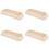 4Pcs Practical Hydroponic Cat Grass Planter Beige Plastic Storage Box 7