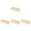 4Pcs Practical Hydroponic Cat Grass Planter Beige Plastic Storage Box 4