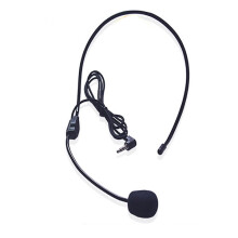 3Stk Leichtes Mikrofon Lautsprecher Headset Für Präsentationen Schwarz
