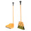 4Pièces Balai Pelle Enfant Orange Compact 1