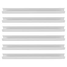 30Pcs PVC Radiator Pipe Covers White for Durable Heating Pipe Sleeves