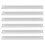 30Pcs PVC Radiator Pipe Covers White for Durable Heating Pipe Sleeves 1