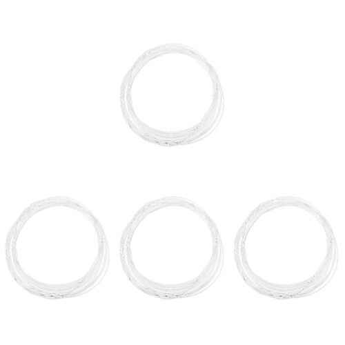 4Stk Leichte Weiße Lichtleiterfaser Für Dekorative Und Events 1