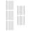 30Pcs PVC Radiator Pipe Covers White for Durable Heating Pipe Sleeves 4