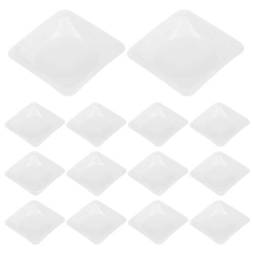 500Pcs Portable White Lab Weighing Boats for Precise Experimental Use