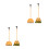 4Pièces Balai Pelle Enfant Orange Compact 3