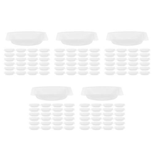 500Pcs Portable White Lab Weighing Boats for Precise Experimental Use 2