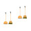 4Pièces Balai Pelle Enfant Orange Compact 6