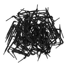 800Pcs Angled Drip Emitter Stakes Black Plastic for Precise Irrigation