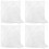 8Pcs White Home Pond Pump Filter Bags Tear Resistant Mesh Drawstring 4