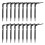 800Pcs Angled Drip Emitter Stakes Black Plastic for Precise Irrigation 2