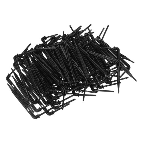 800Pcs Angled Drip Emitter Stakes Black Plastic for Precise Irrigation 2