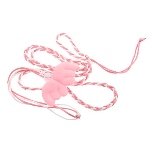 5Pcs Pink Hamster Walking Harness Adjustable Leash for Guinea Pigs