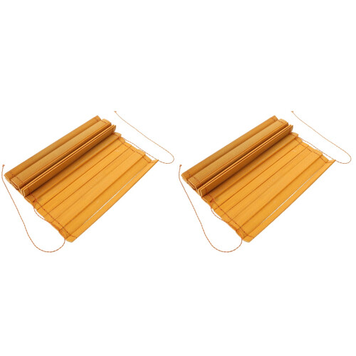 2Pièces Bambou DIY Pour Livre Menu Décoration Intérieur 2