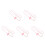 5Pcs Pink Hamster Walking Harness Adjustable Leash for Guinea Pigs 8