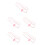 5Pcs Pink Hamster Walking Harness Adjustable Leash for Guinea Pigs 4