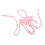 5Pcs Pink Hamster Walking Harness Adjustable Leash for Guinea Pigs 2