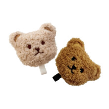 6Pcs Lightweight Plush Bear Wall Mount Hooks Adhesive Storage Hangers