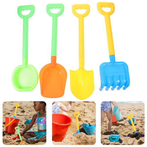 3Sets Assorted Sand Toys Durable Plastic Beach Fun 2
