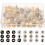 520Pcs Black Small Thumb Tacks Multi-Function Pushpin for Home Office 2