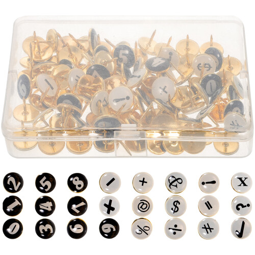 520Pcs Black Small Thumb Tacks Multi-Function Pushpin for Home Office 1