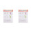2Pcs Sax Chord Chart Poster for Beginners Assorted Color Durable Paper 6