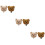 6Pcs Lightweight Plush Bear Wall Mount Hooks Adhesive Storage Hangers 10