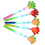 10Pcs Plastic Five-Finger Hand Clappers for Party Fun 1