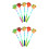 10Pcs Plastic Five-Finger Hand Clappers for Party Fun 6